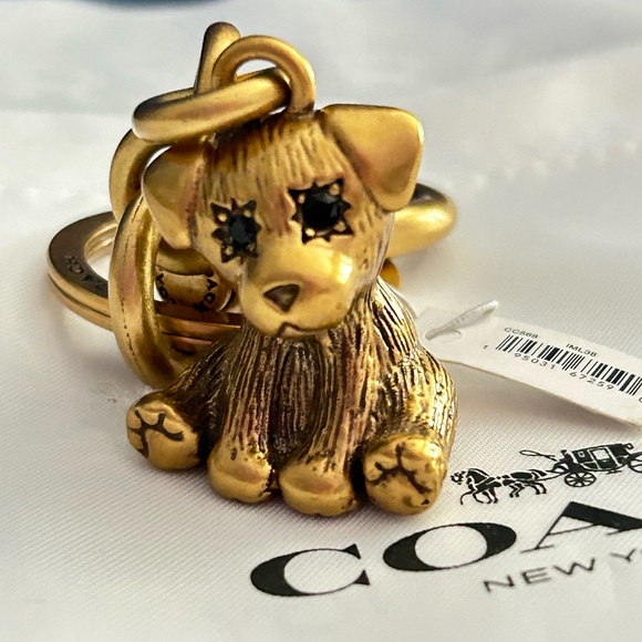 Coach dog Keychain/ Bag Charm - Picture 7 of 10